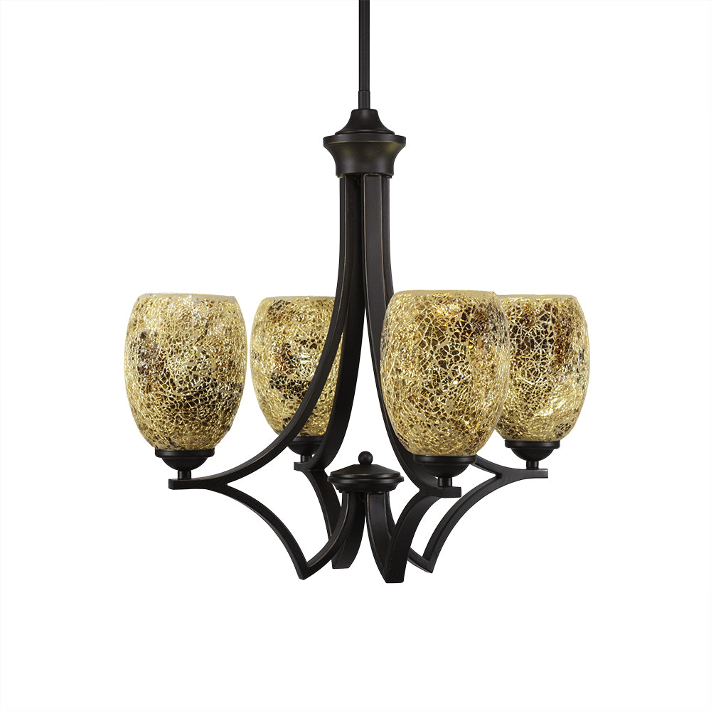 Toltec Zilo 564-dg-4175 Chandelier Light - Dark Granite