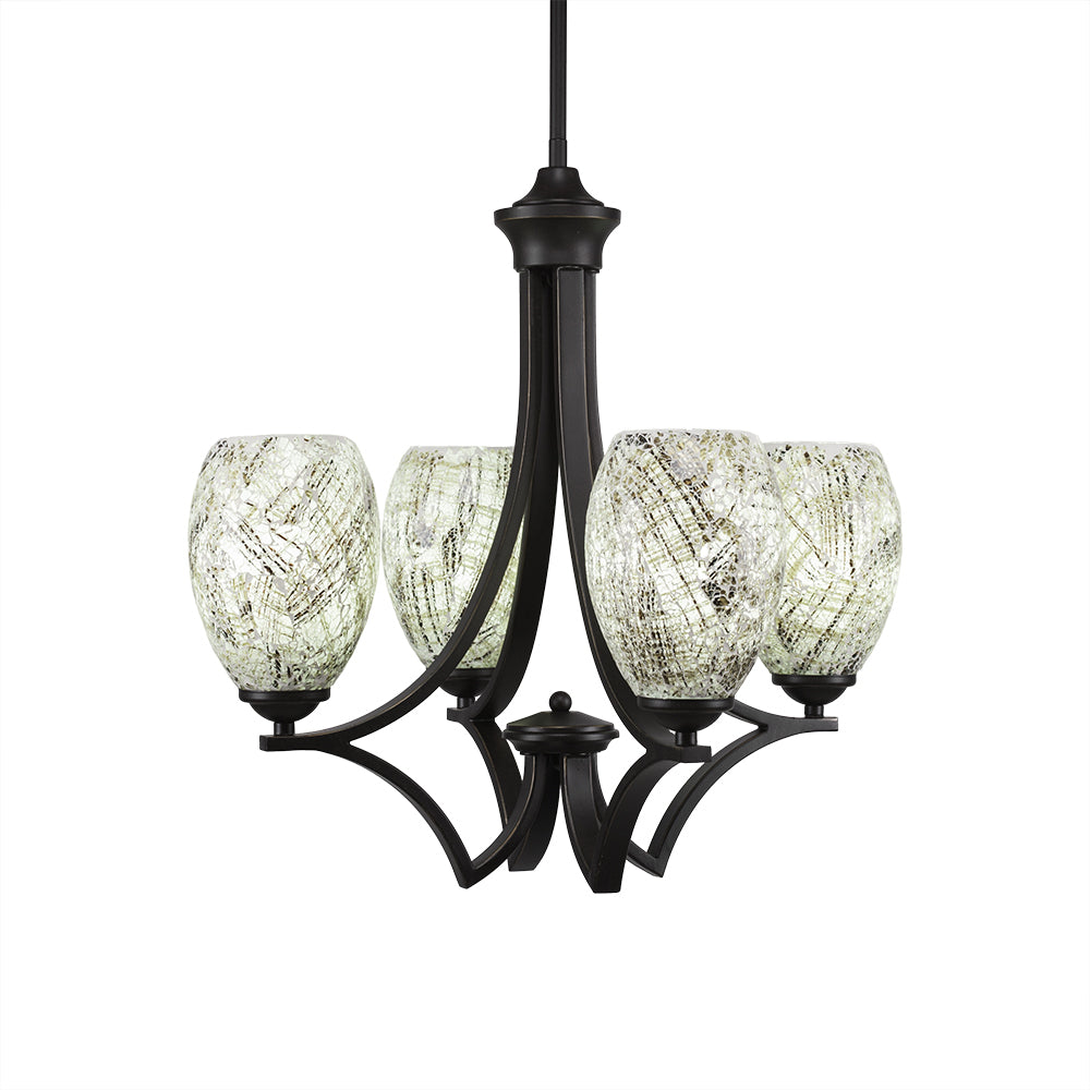 Toltec Zilo 564-dg-5054 Chandelier Light - Dark Granite