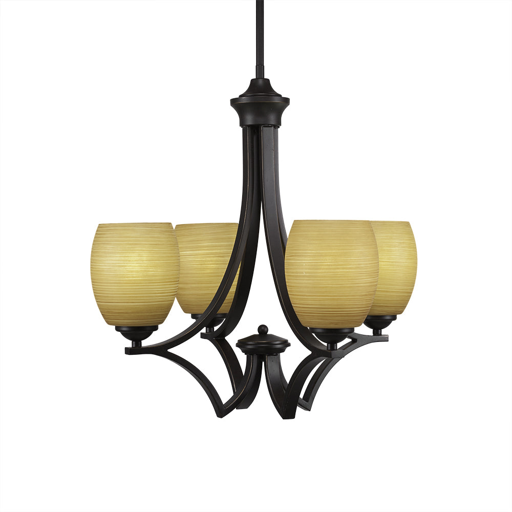 Toltec Zilo 564-dg-625 Chandelier Light - Dark Granite
