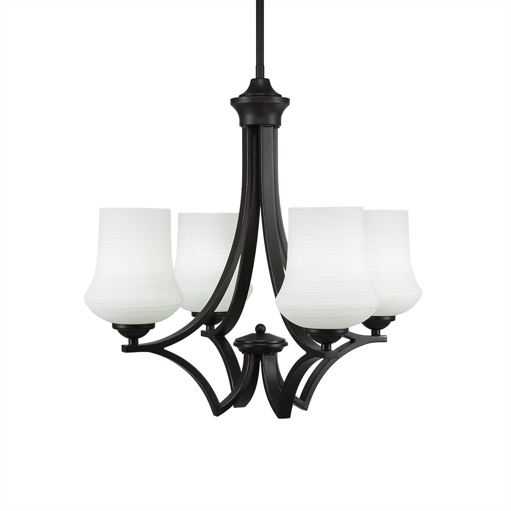 Toltec Zilo 564-dg-681 Chandelier Light - Dark Granite