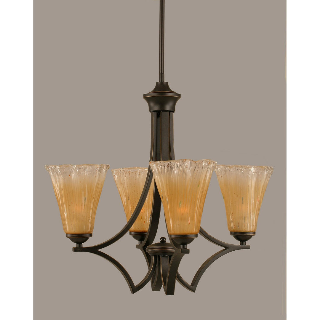 Toltec Zilo 564-dg-720 Chandelier Light - Dark Granite