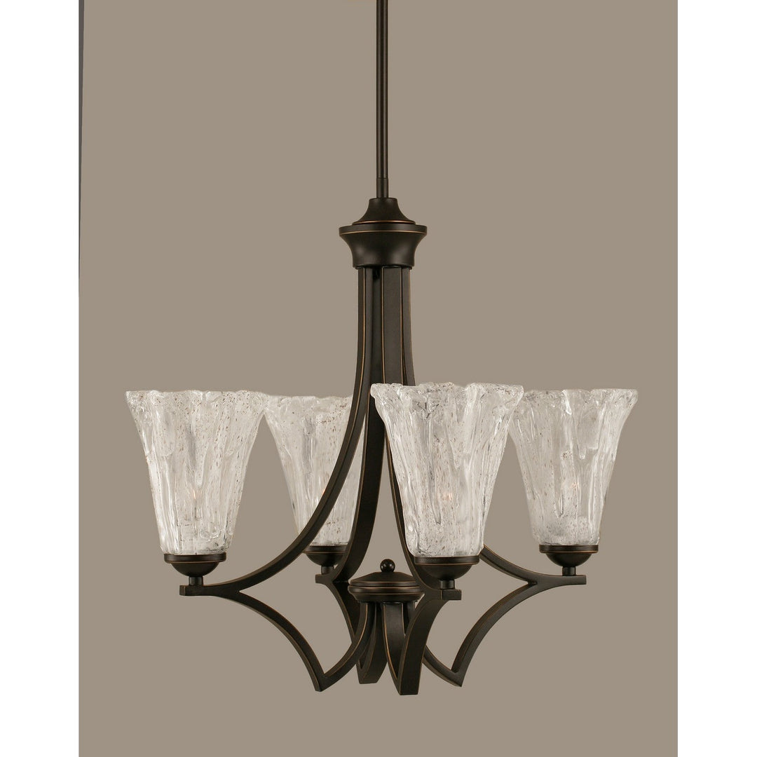 Toltec Zilo 564-dg-729 Chandelier Light - Dark Granite