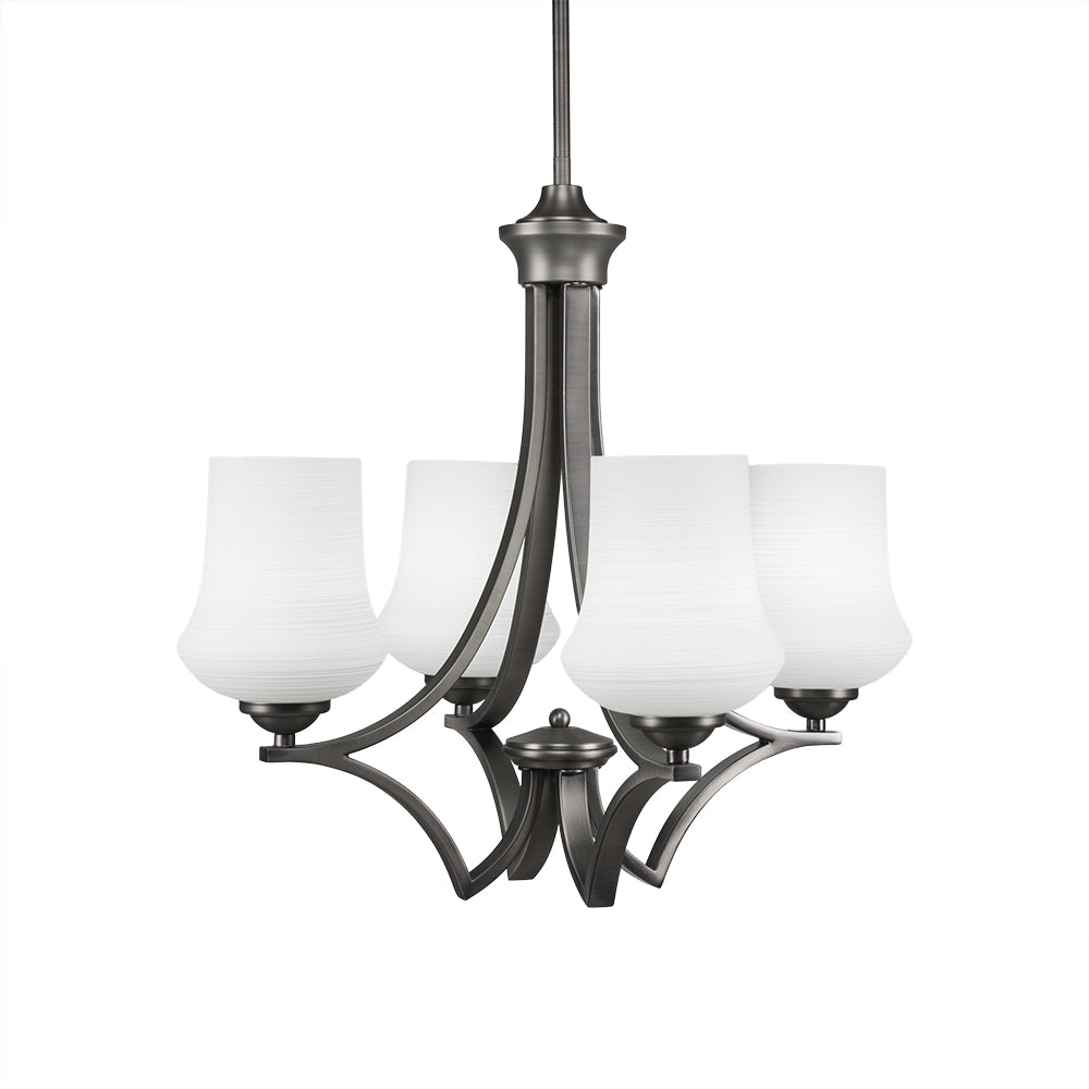 Toltec Zilo 564-gp-681 Chandelier Light - Graphite