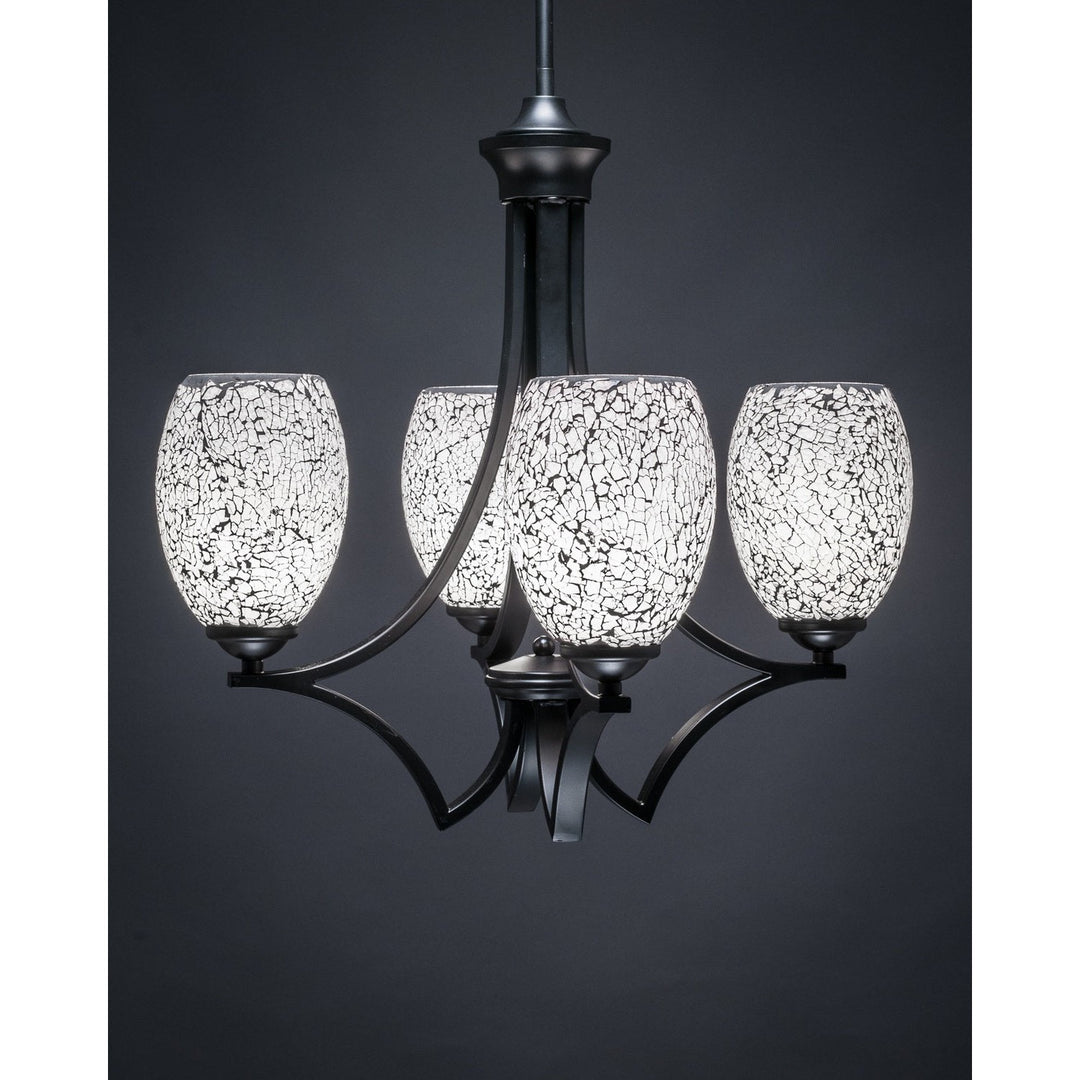 Toltec Zilo 564-mb-4165 Chandelier Light - Matte Black