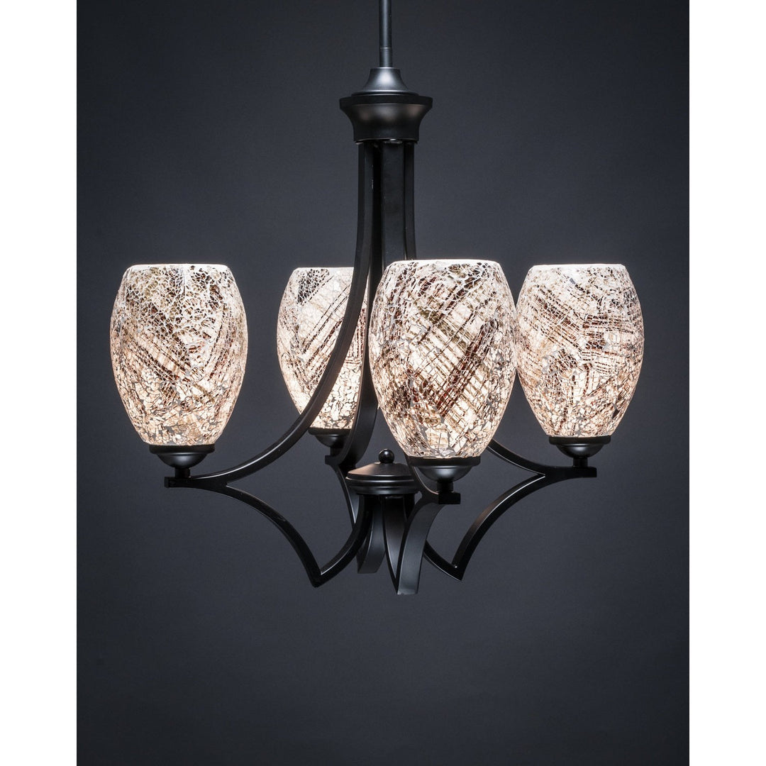Toltec Zilo 564-mb-5054 Chandelier Light - Matte Black