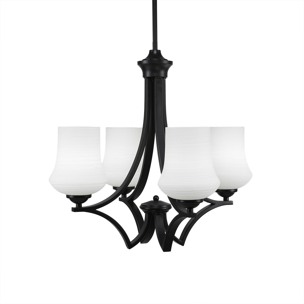 Toltec Zilo 564-mb-681 Chandelier Light - Matte Black