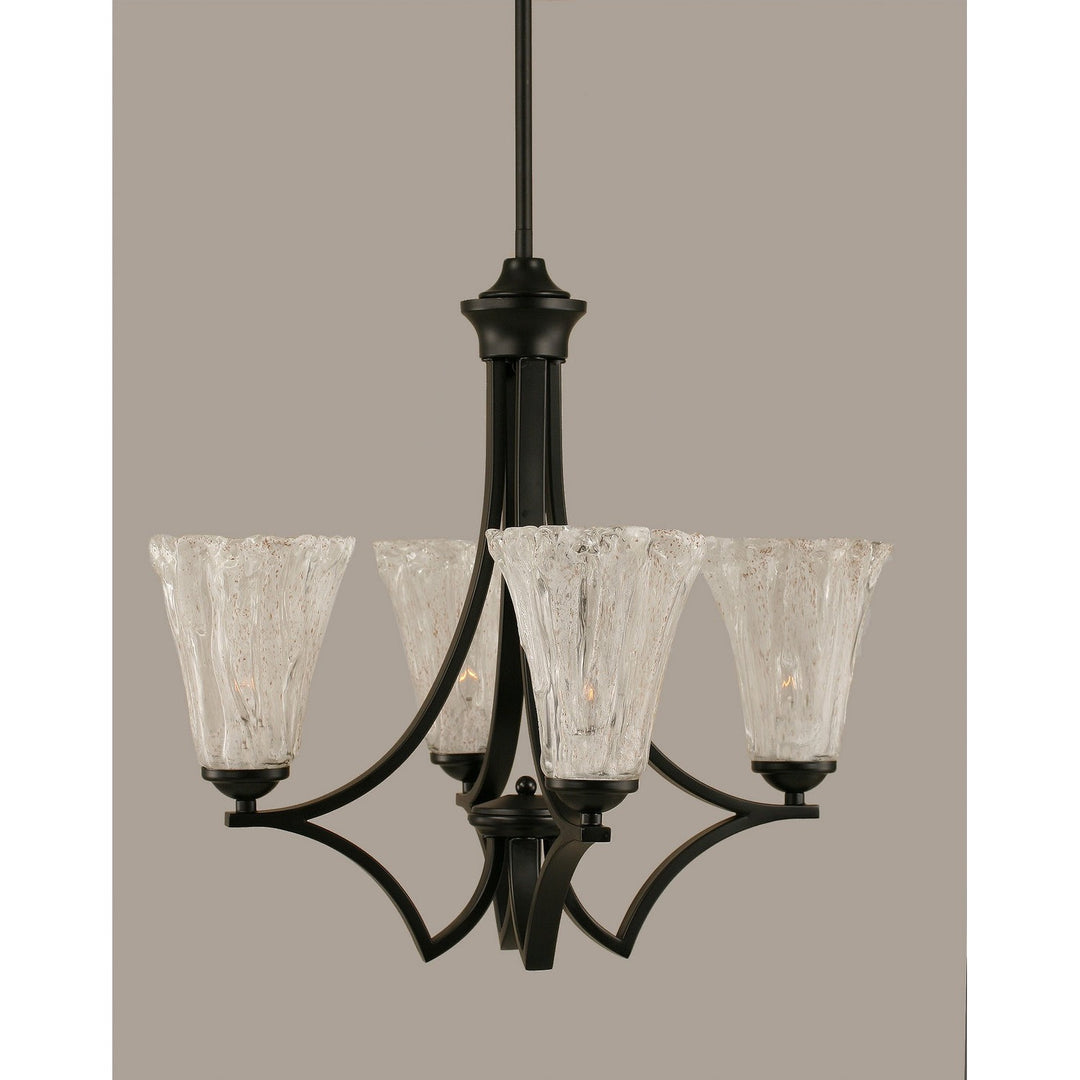 Toltec Zilo 564-mb-729 Chandelier Light - Matte Black