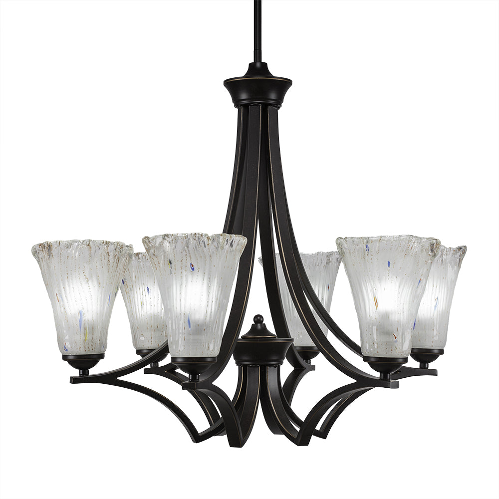 Toltec Zilo 566-dg-721 Chandelier Light - Dark Granite