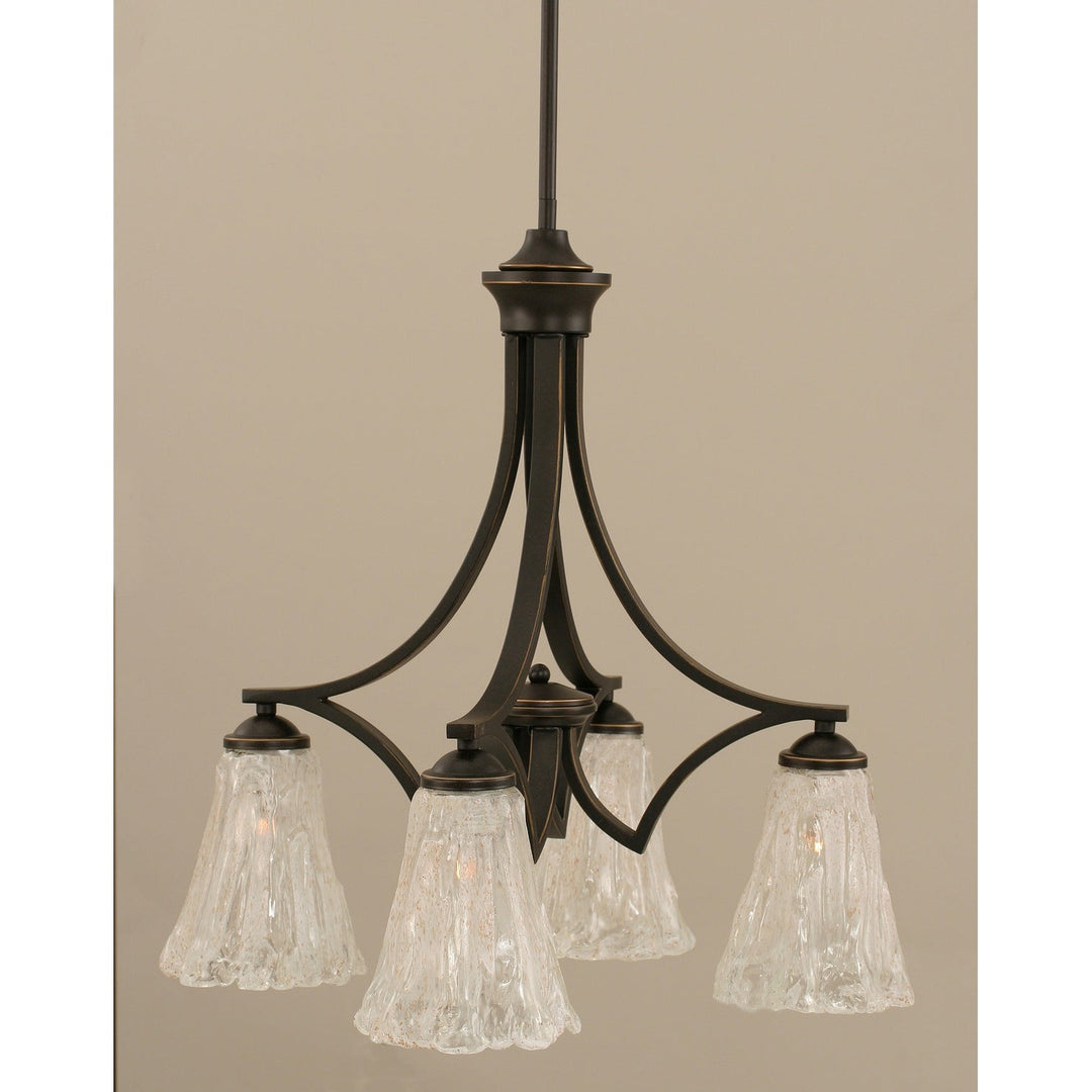 Toltec Zilo 568-dg-729 Chandelier Light - Dark Granite
