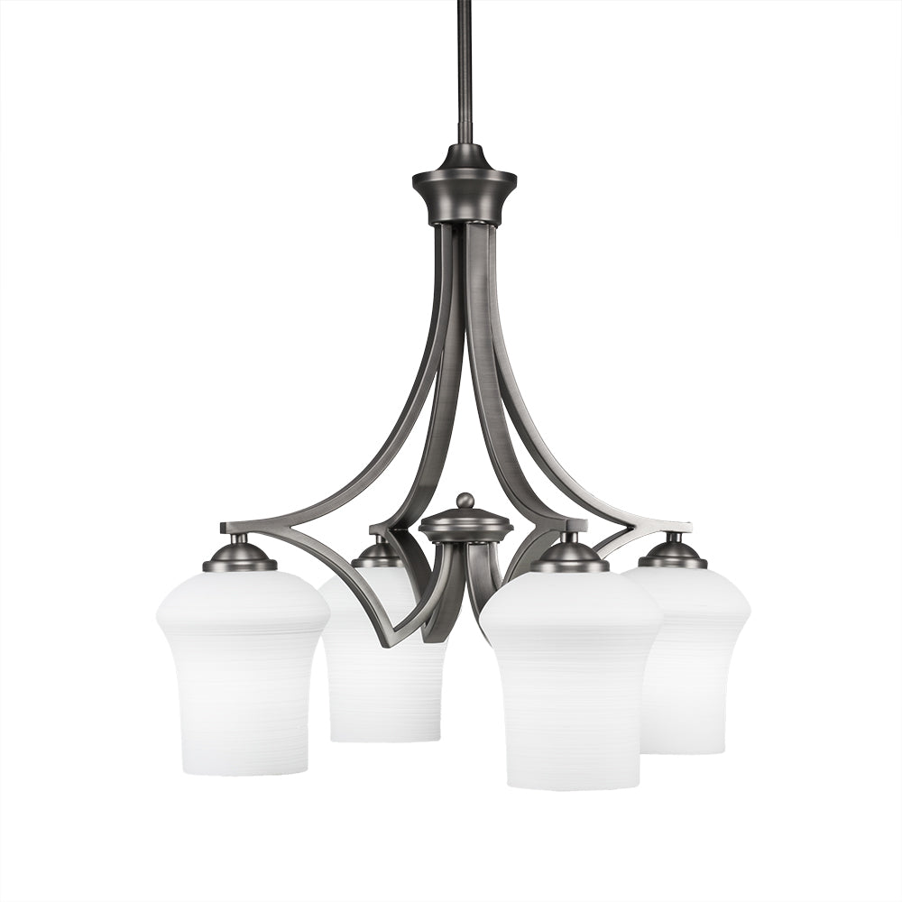 Toltec Zilo 568-gp-681 Chandelier Light - Graphite