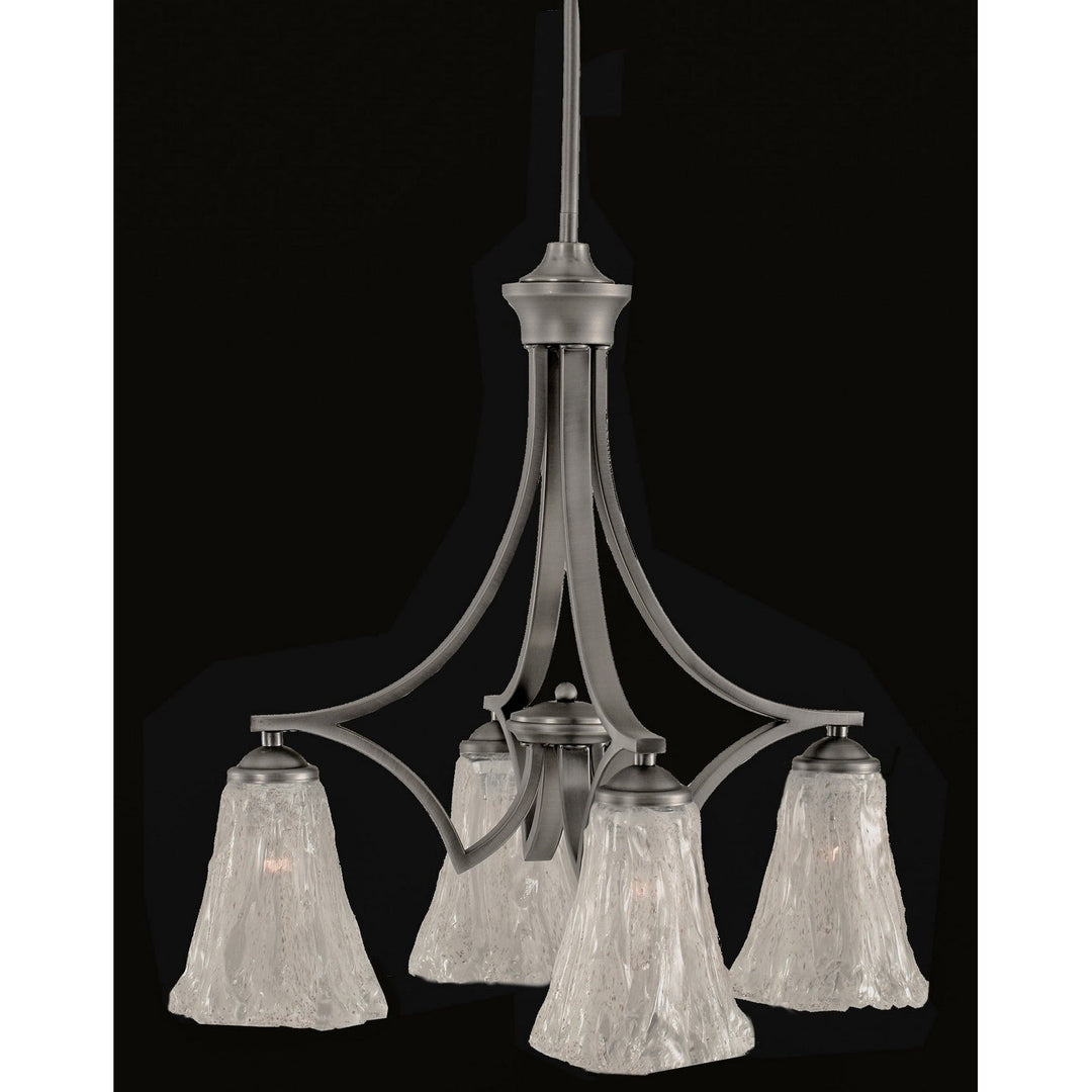 Toltec Zilo 568-gp-729 Chandelier Light - Graphite