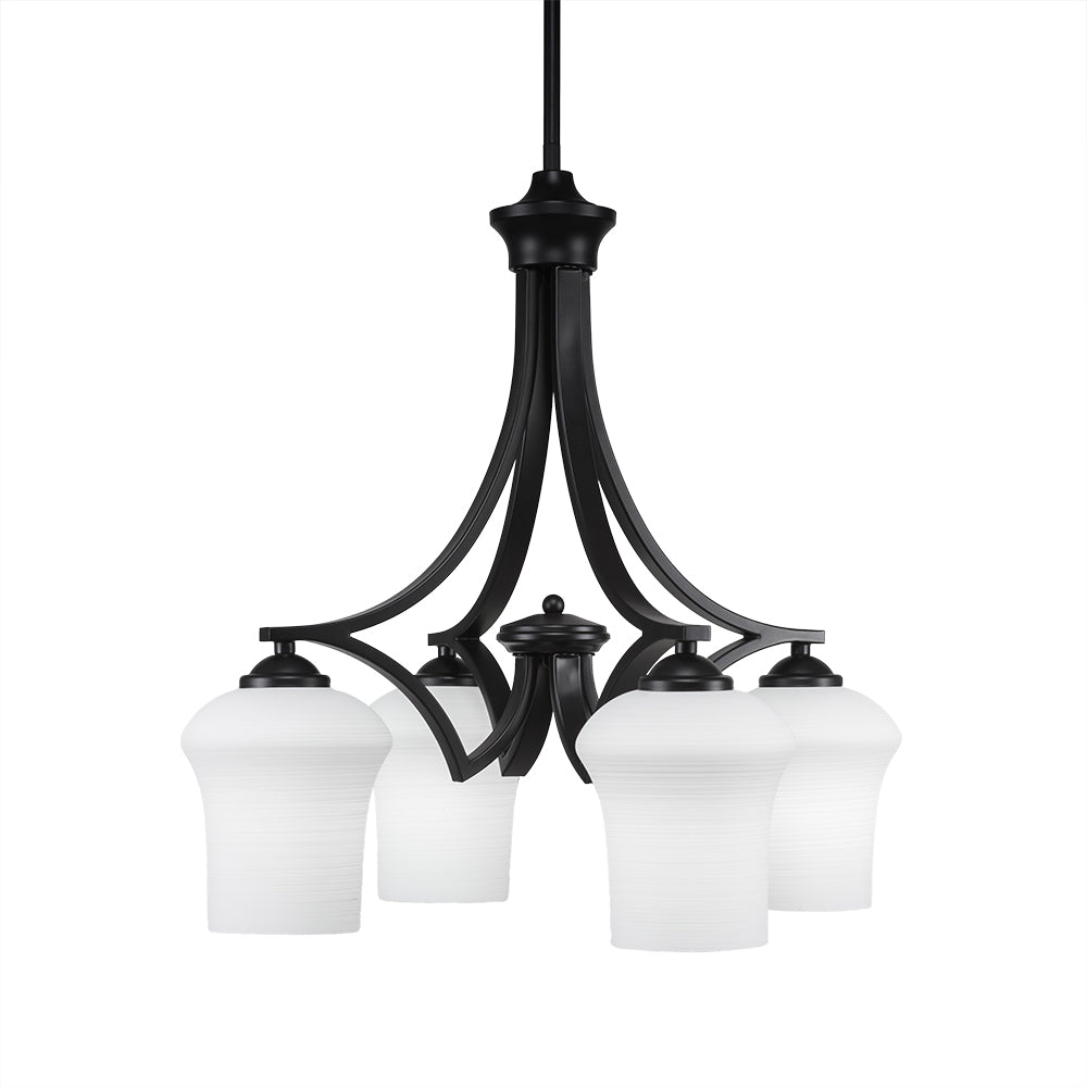 Toltec Zilo 568-mb-681 Chandelier Light - Matte Black
