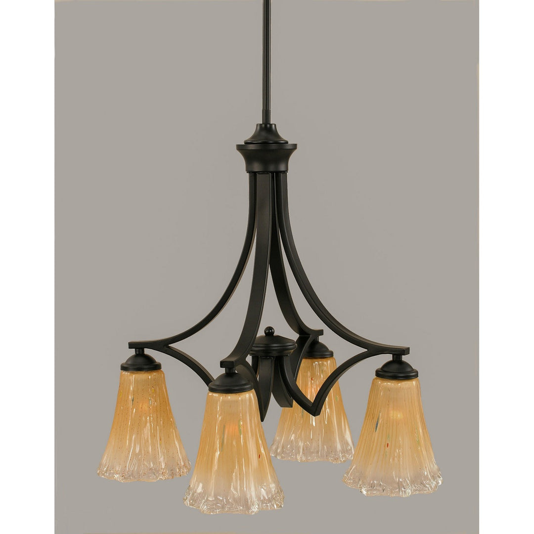 Toltec Zilo 568-mb-720 Chandelier Light - Matte Black