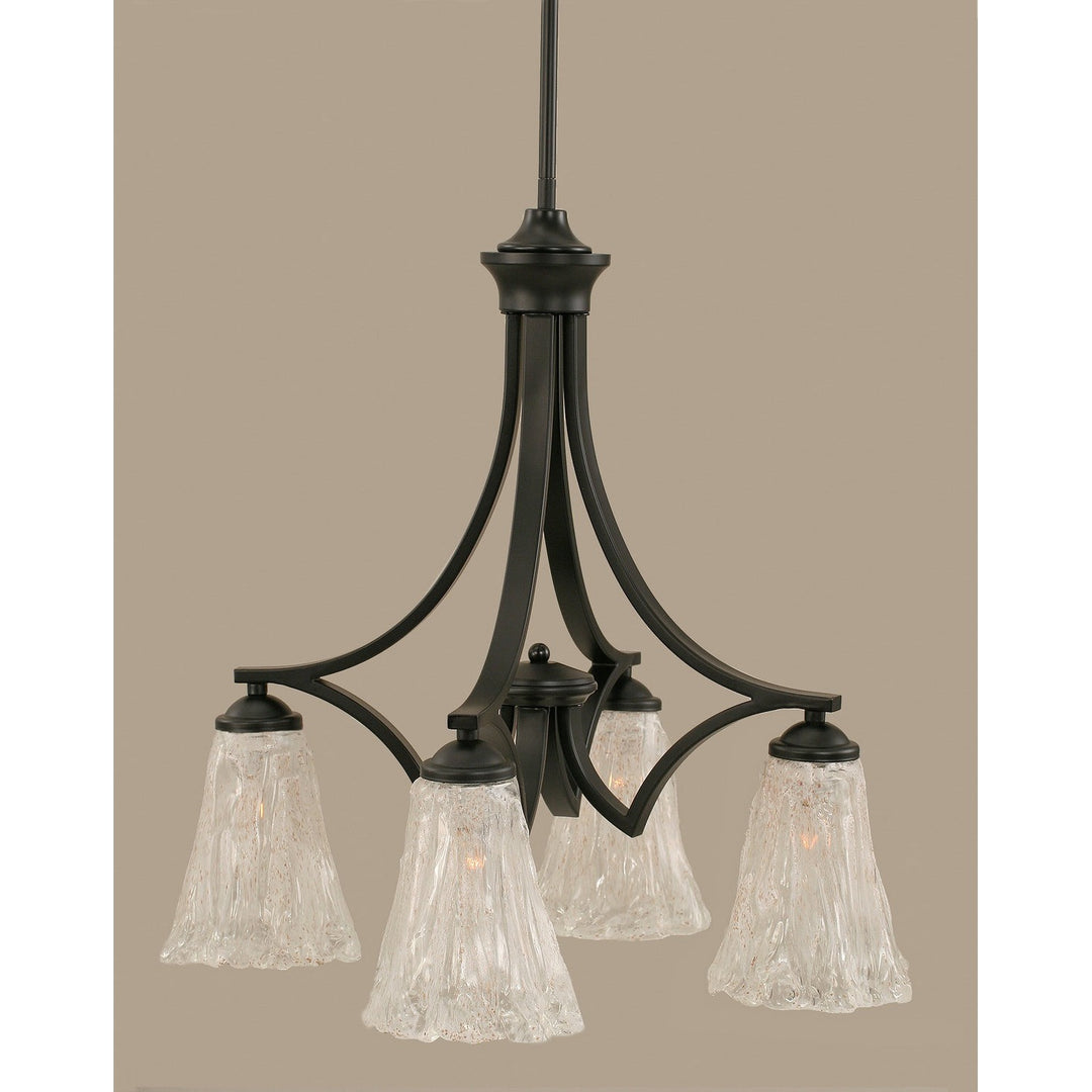 Toltec Zilo 568-mb-729 Chandelier Light - Matte Black