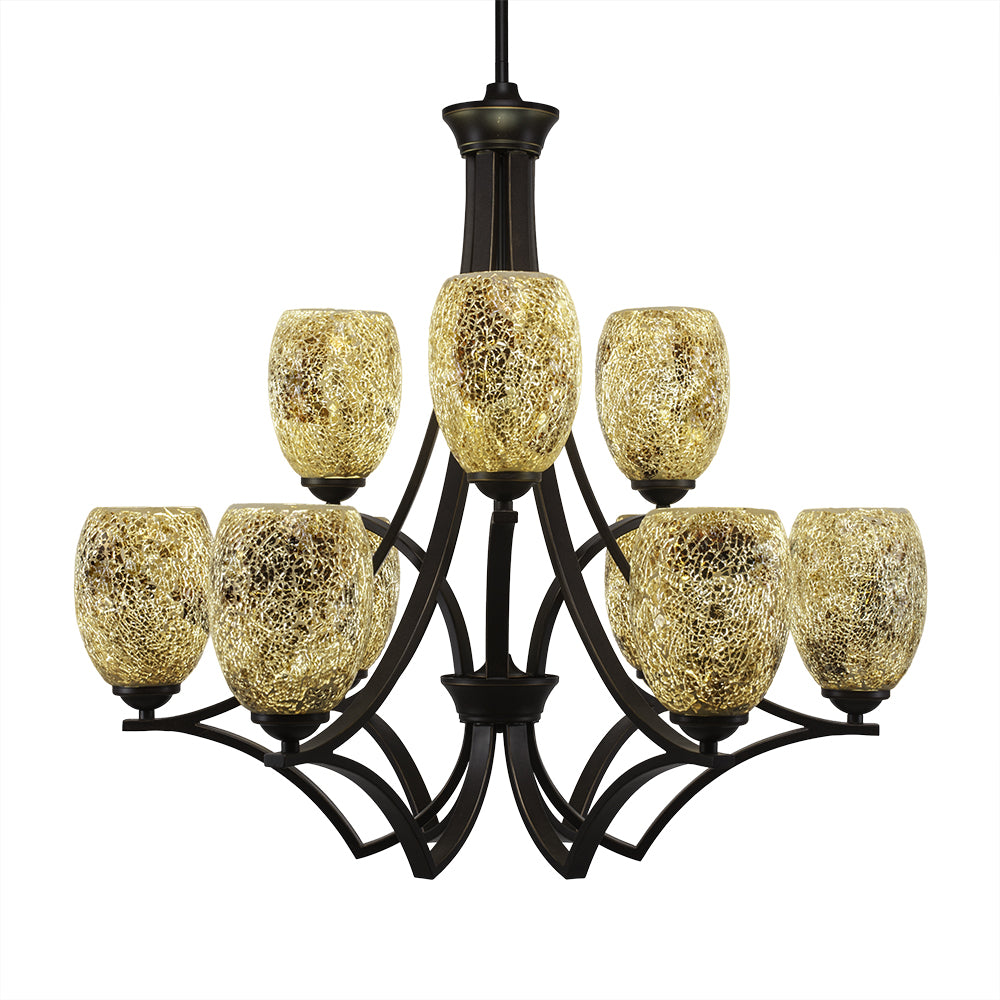 Toltec Zilo 569-dg-4175 Chandelier Light - Dark Granite