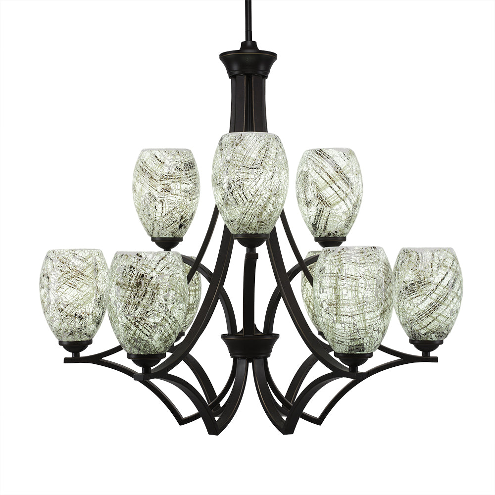 Toltec Zilo 569-dg-5054 Chandelier Light - Dark Granite