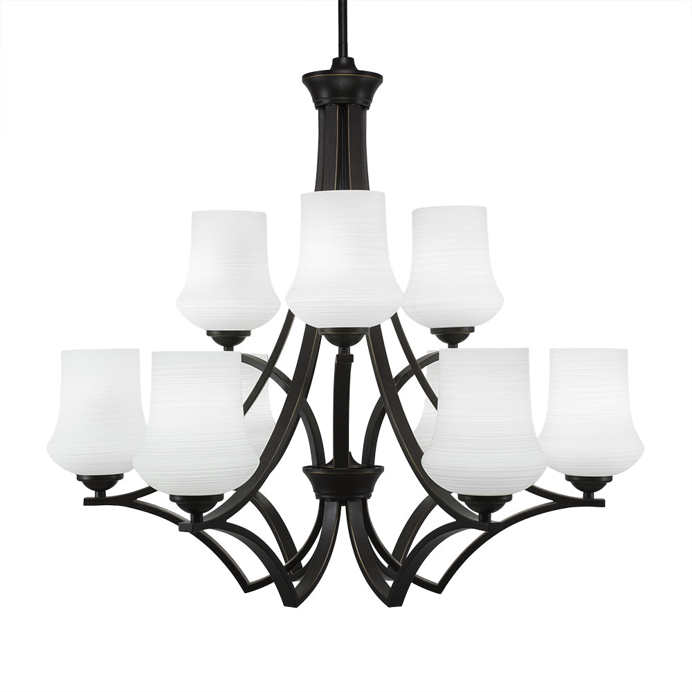 Toltec Zilo 569-dg-681 Chandelier Light - Dark Granite