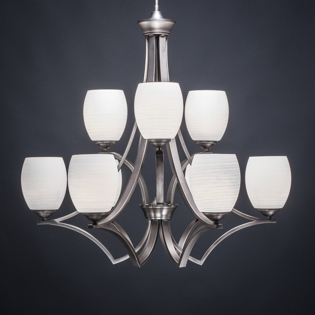 Toltec Zilo 569-gp-615 Chandelier Light - Graphite