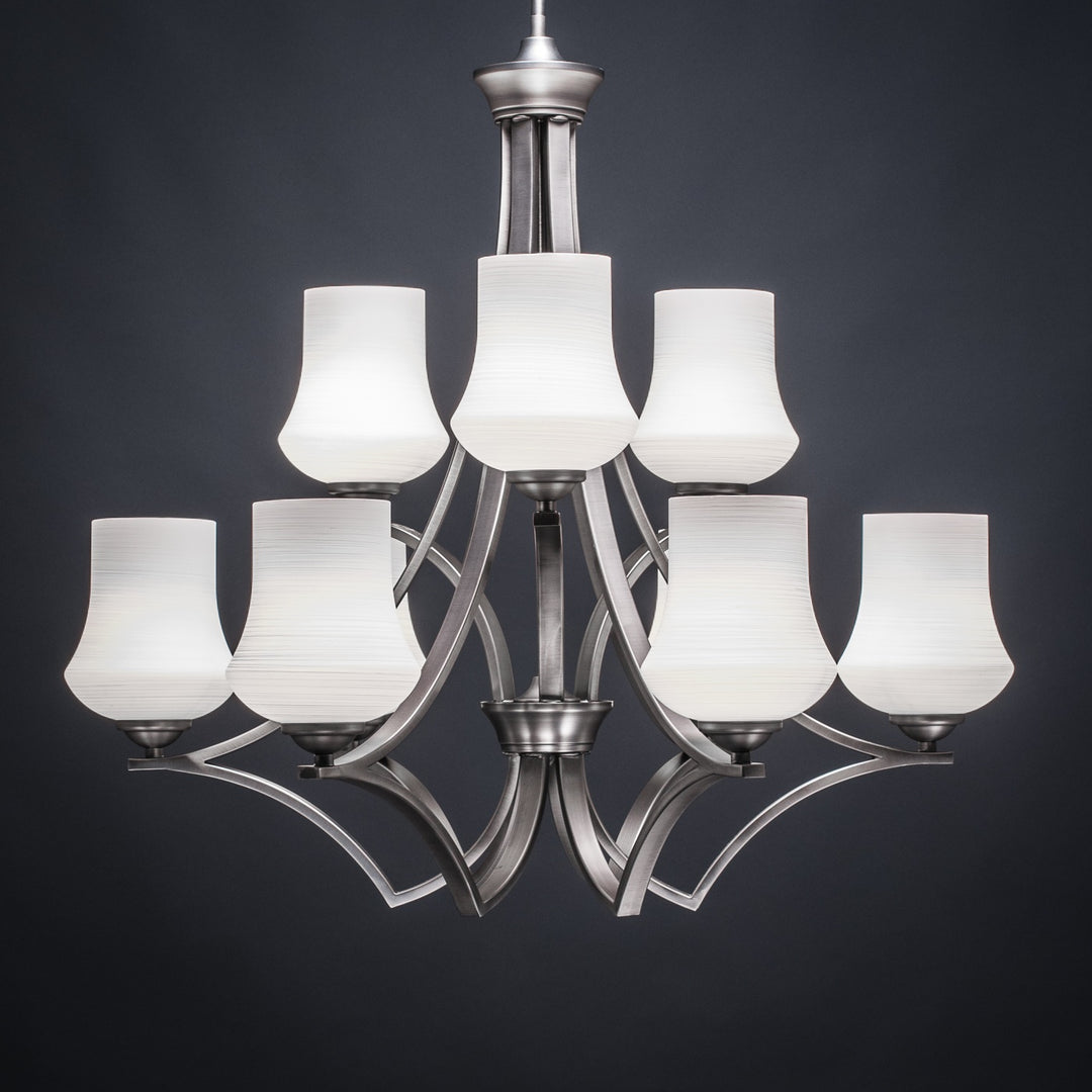 Toltec Zilo 569-gp-681 Chandelier Light - Graphite