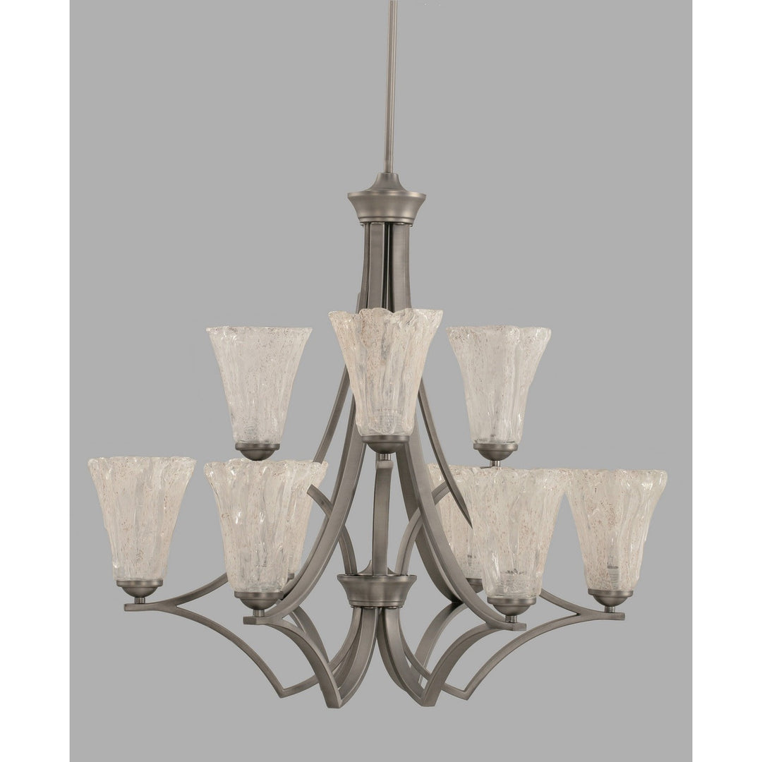 Toltec Zilo 569-gp-729 Chandelier Light - Graphite