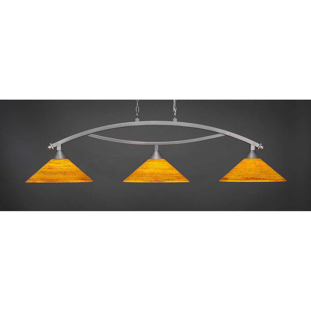 Toltec Bow 873-bn-414 Pendant Light - Brushed Nickel