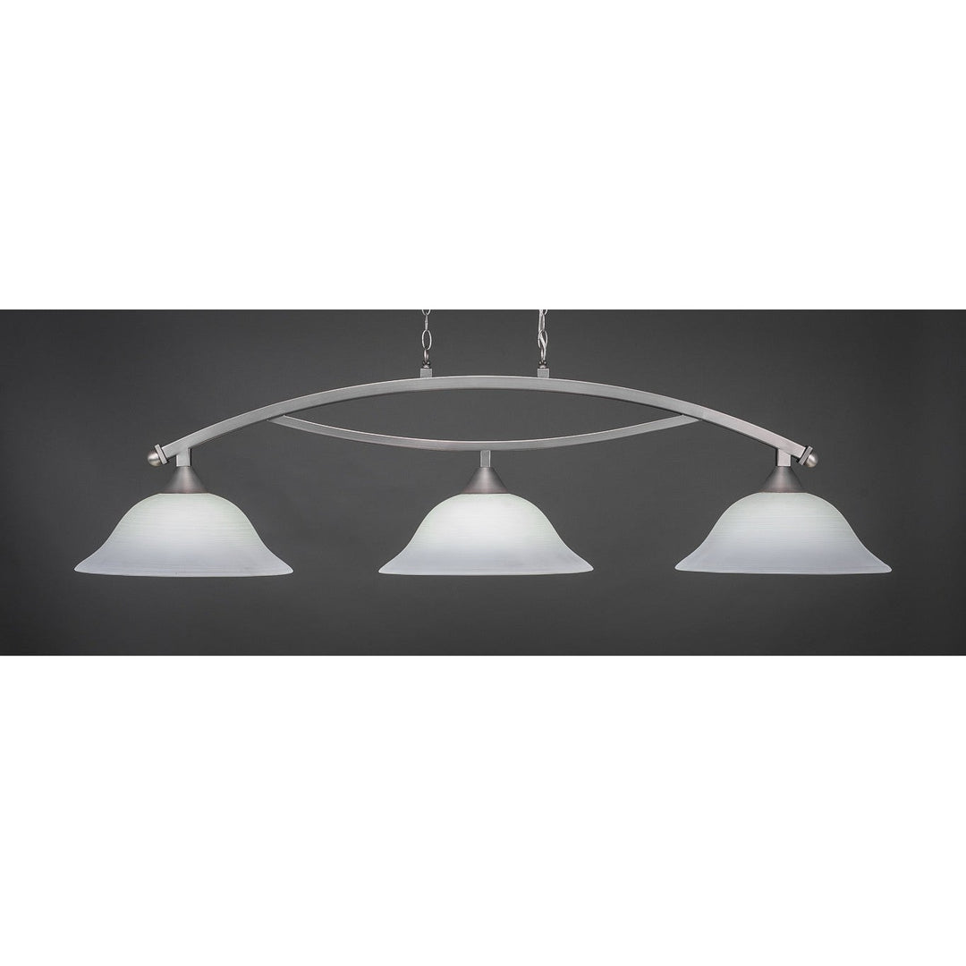 Toltec Bow 873-bn-612 Pendant Light - Brushed Nickel