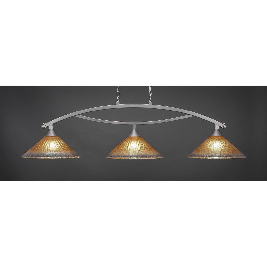 Toltec Bow 873-bn-710 Pendant Light - Brushed Nickel