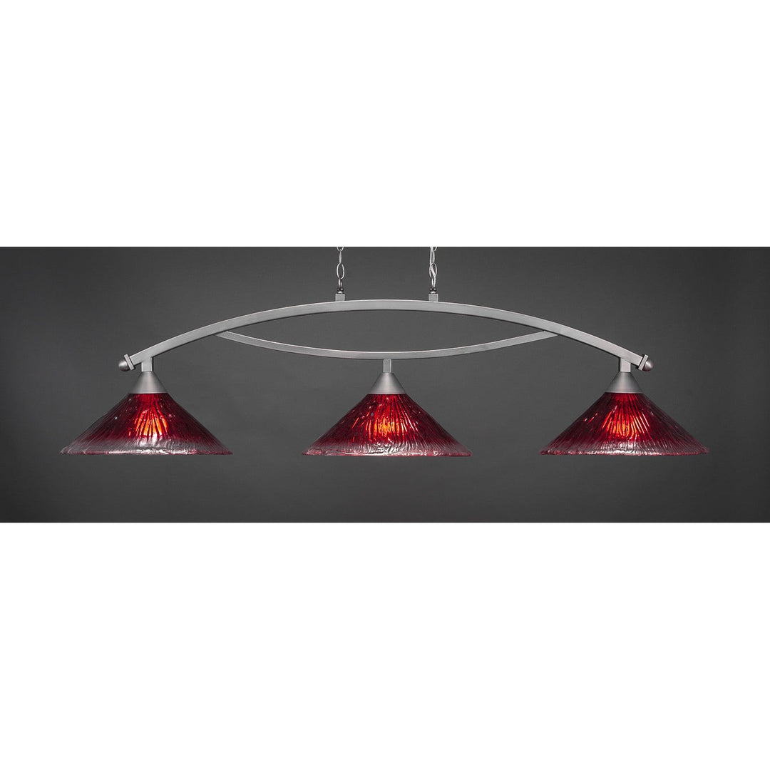 Toltec Bow 873-bn-716 Pendant Light - Brushed Nickel