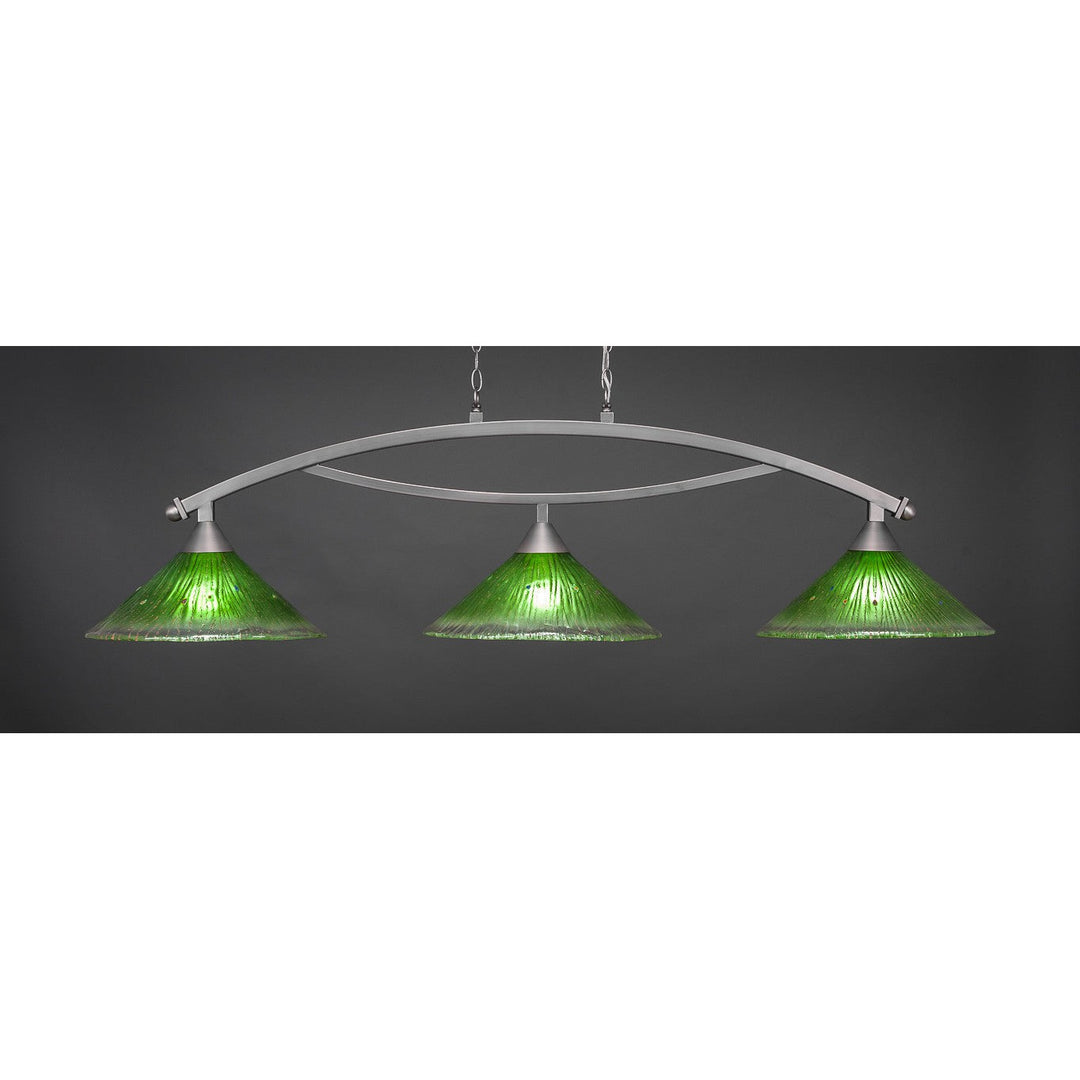 Toltec Bow 873-bn-717 Pendant Light - Brushed Nickel