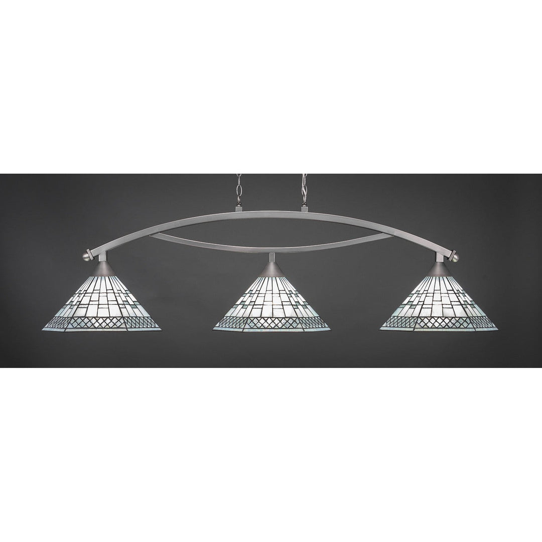 Toltec Bow 873-bn-910 Pendant Light - Brushed Nickel