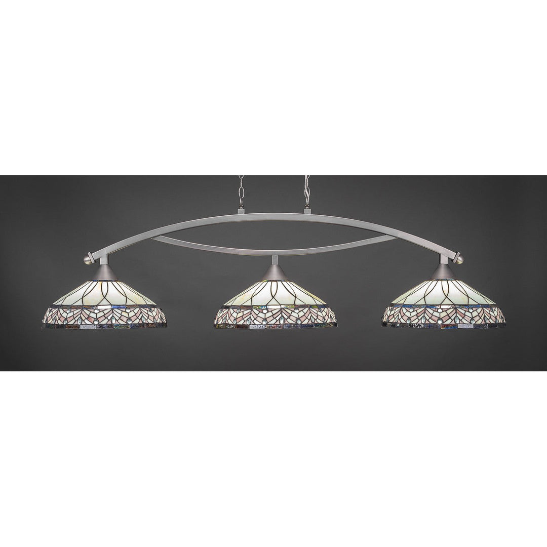 Toltec Bow 873-bn-948 Pendant Light - Brushed Nickel