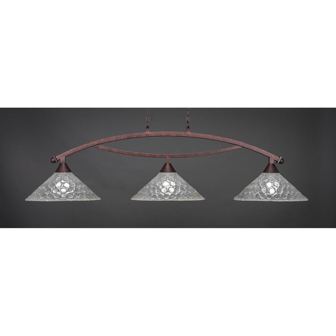 Toltec Bow 873-brz-411 Pendant Light - Bronze