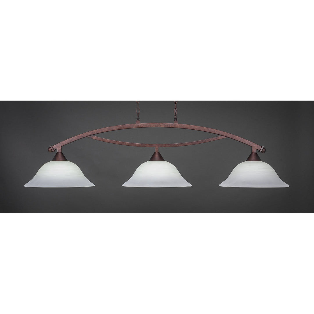 Toltec Bow 873-brz-612 Pendant Light - Bronze