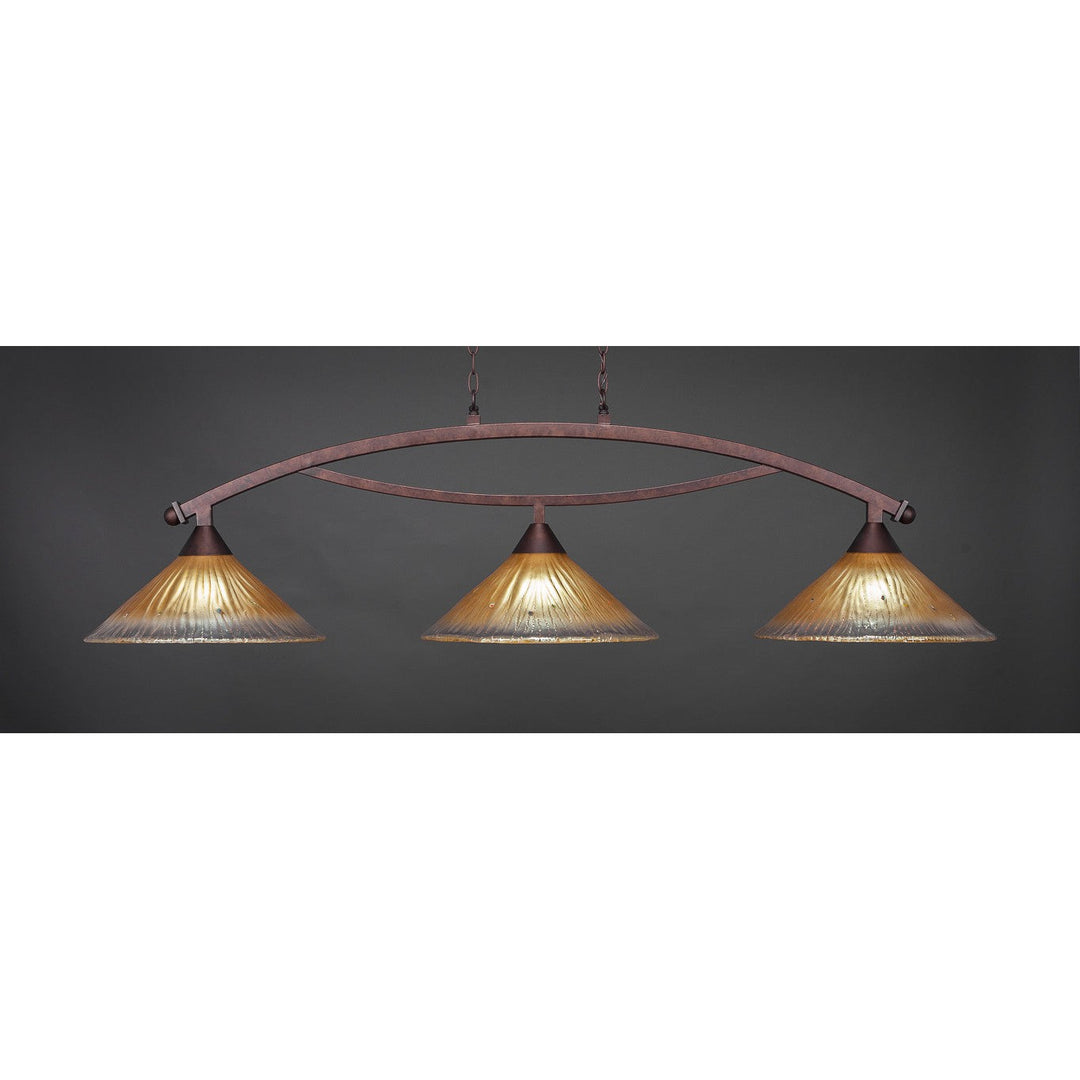 Toltec Bow 873-brz-710 Pendant Light - Bronze