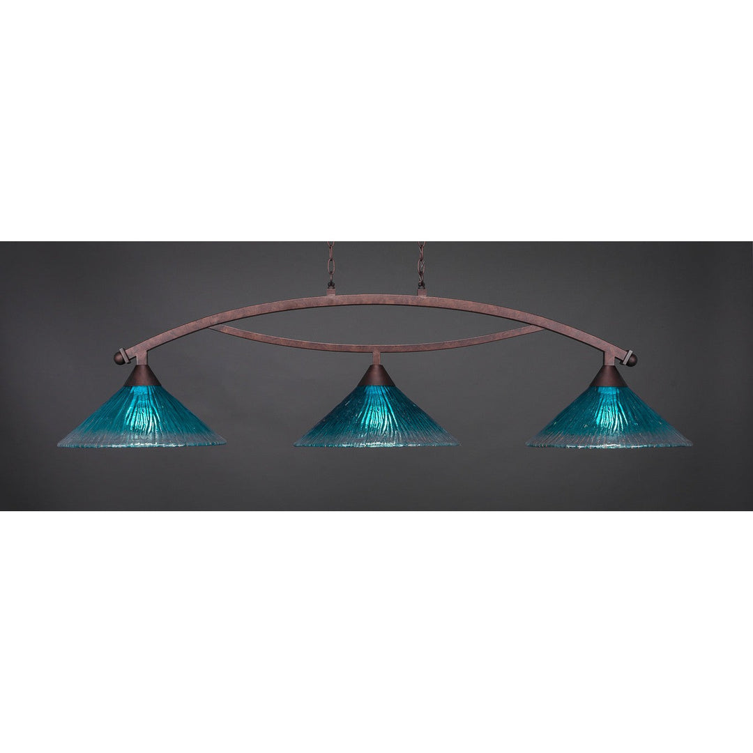 Toltec Bow 873-brz-715 Pendant Light - Bronze