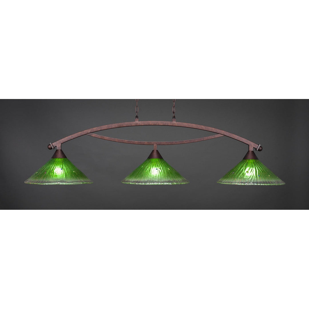 Toltec Bow 873-brz-717 Pendant Light - Bronze