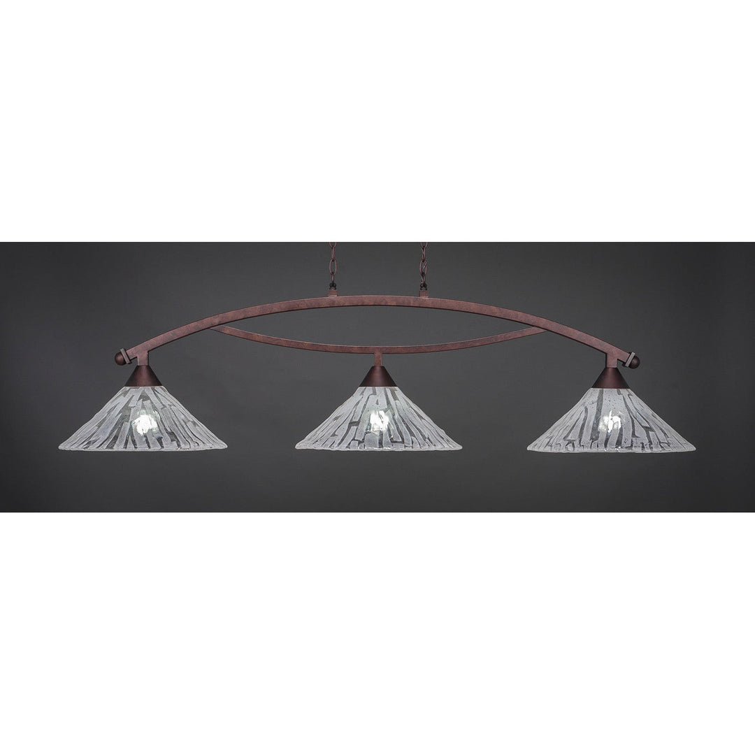Toltec Bow 873-brz-719 Pendant Light - Bronze