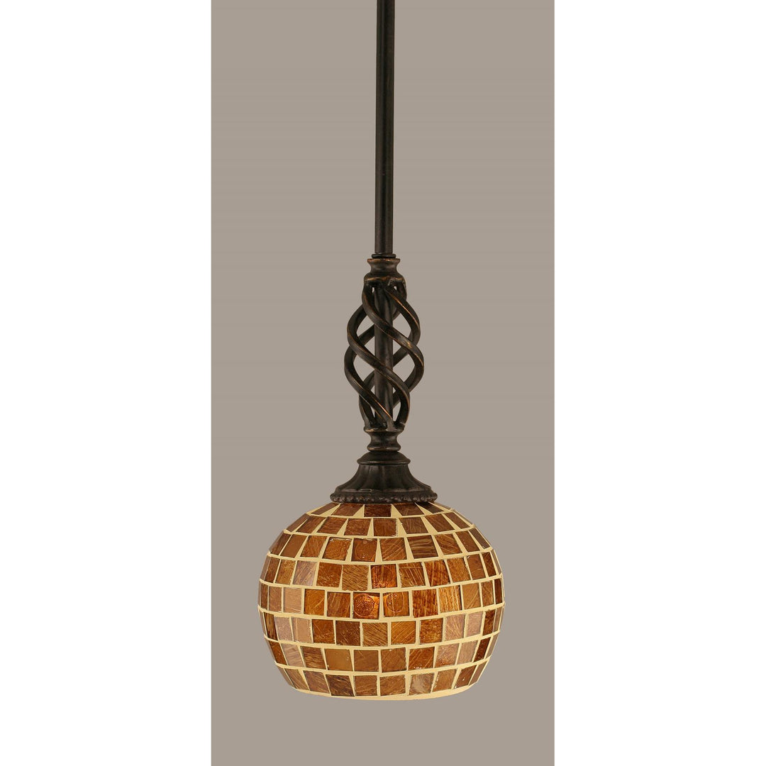 Toltec Elegant 80-dg-402 Pendant Light - Dark Granite