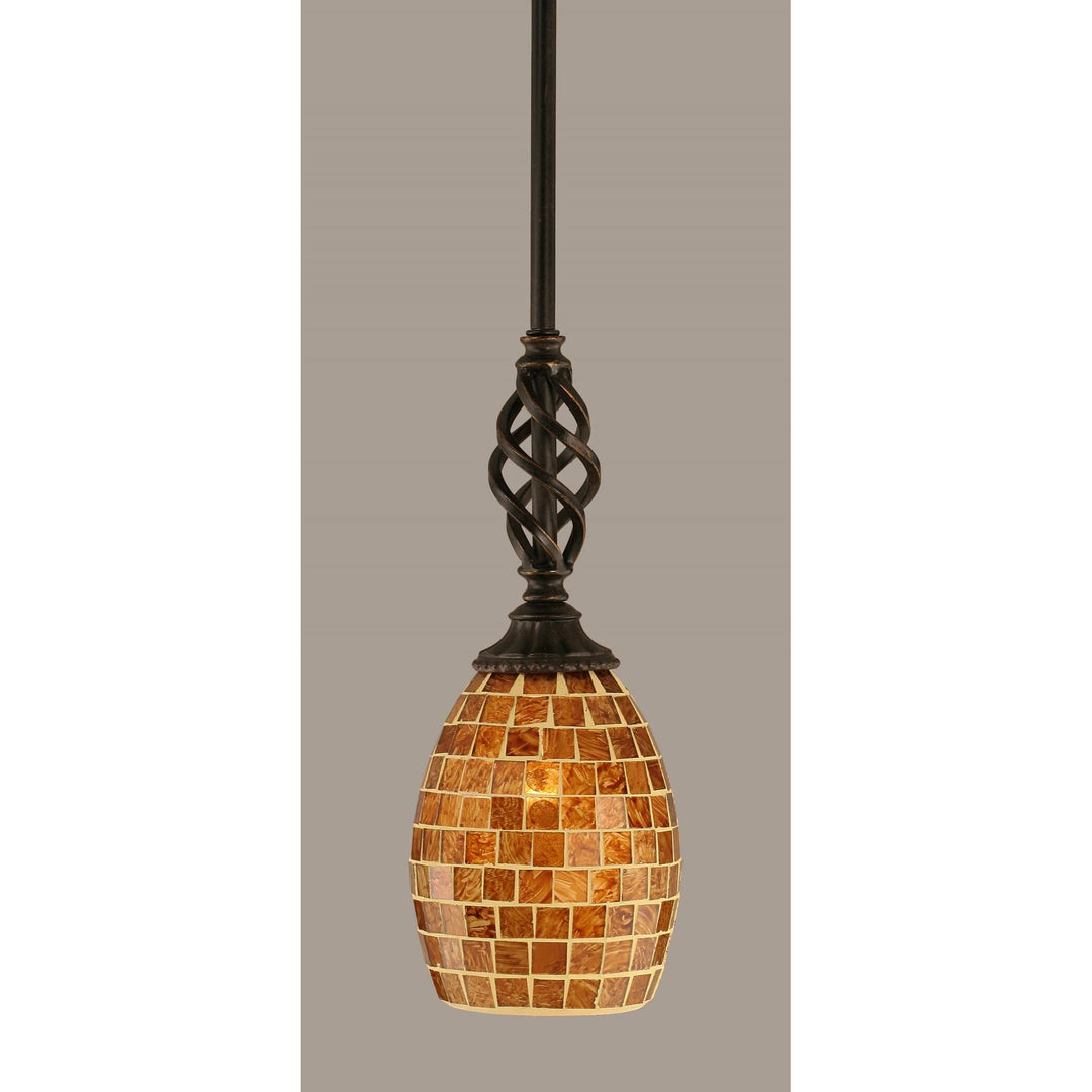 Toltec Elegant 80-dg-409 Pendant Light - Dark Granite