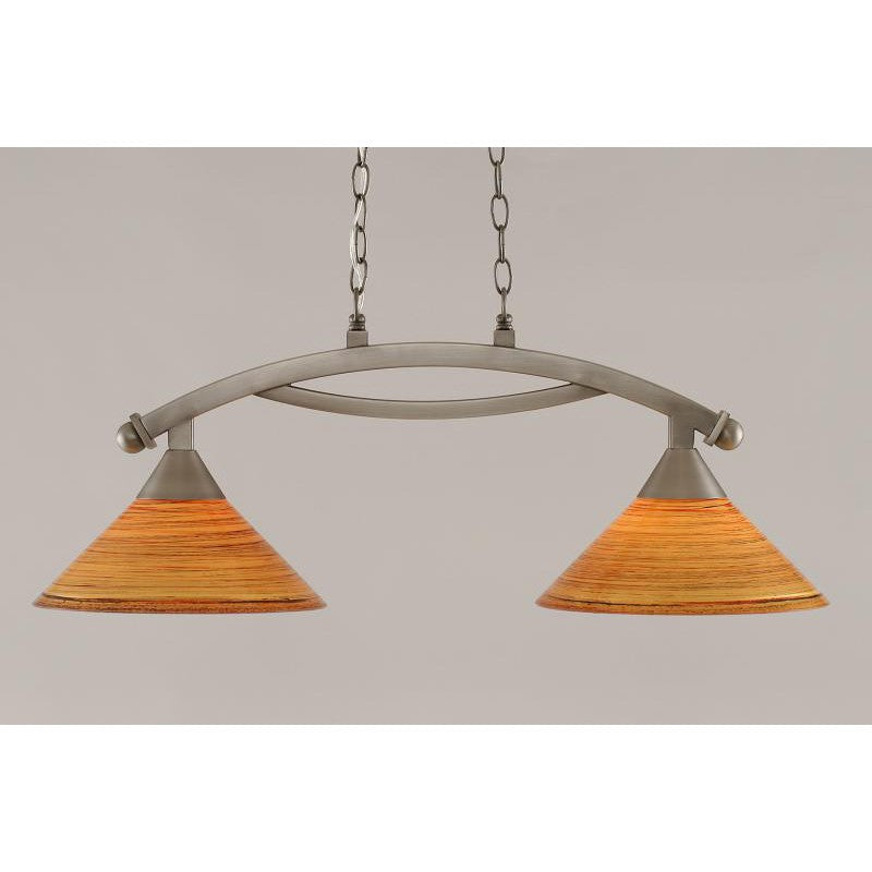 Toltec Bow 872-bn-444 Pendant Light - Brushed Nickel