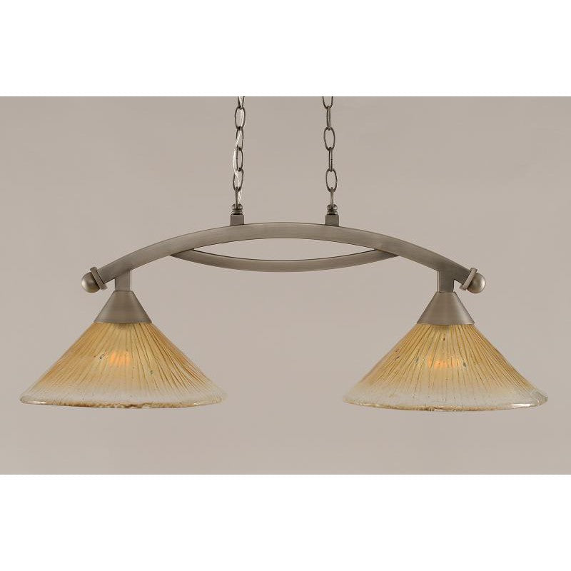 Toltec Bow 872-bn-700 Pendant Light - Brushed Nickel