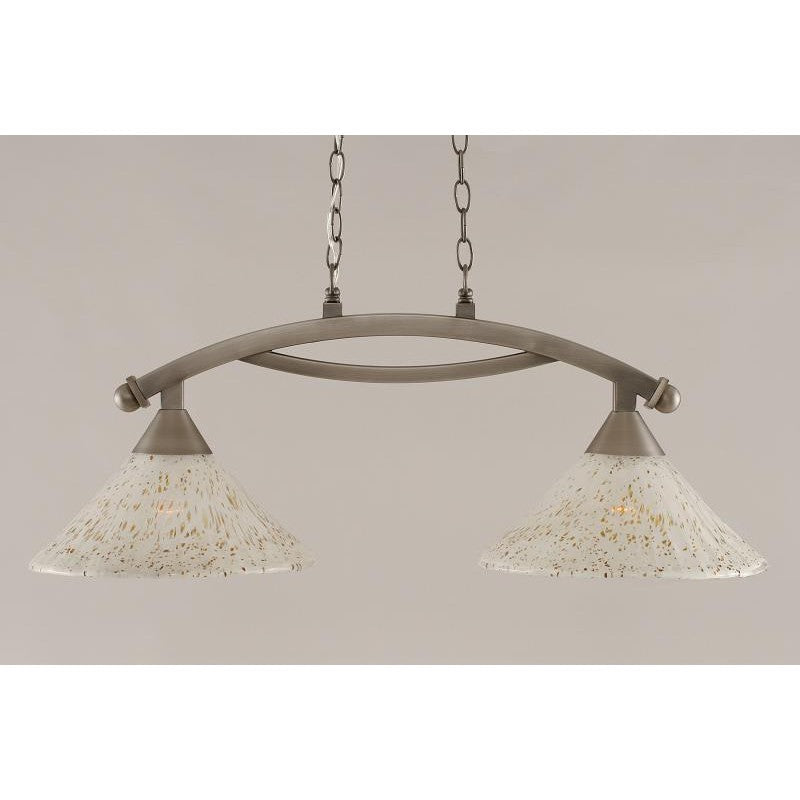Toltec Bow 872-bn-702 Pendant Light - Brushed Nickel