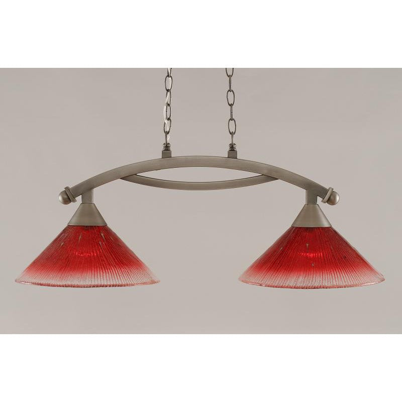 Toltec Bow 872-bn-706 Pendant Light - Brushed Nickel