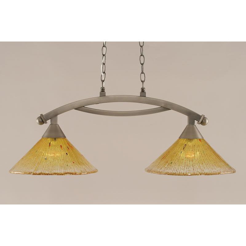 Toltec Bow 872-bn-774 Pendant Light - Brushed Nickel