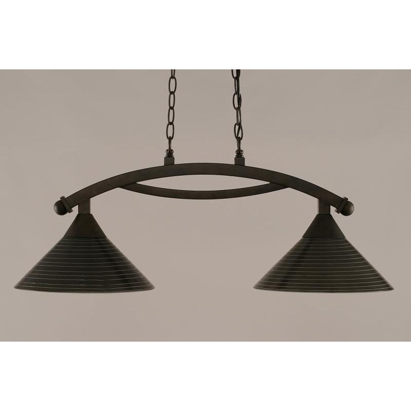 Toltec Bow 872-brz-442 Pendant Light - Bronze