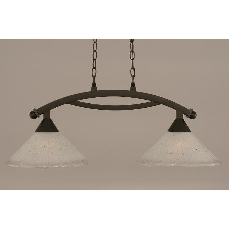 Toltec Bow 872-dg-701 Pendant Light - Dark Granite