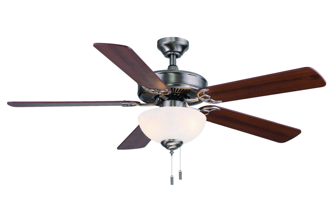 Wind River Fan Company Dalton WR1423N Ceiling Fan 52 - Nickel, Maple/Walnut/