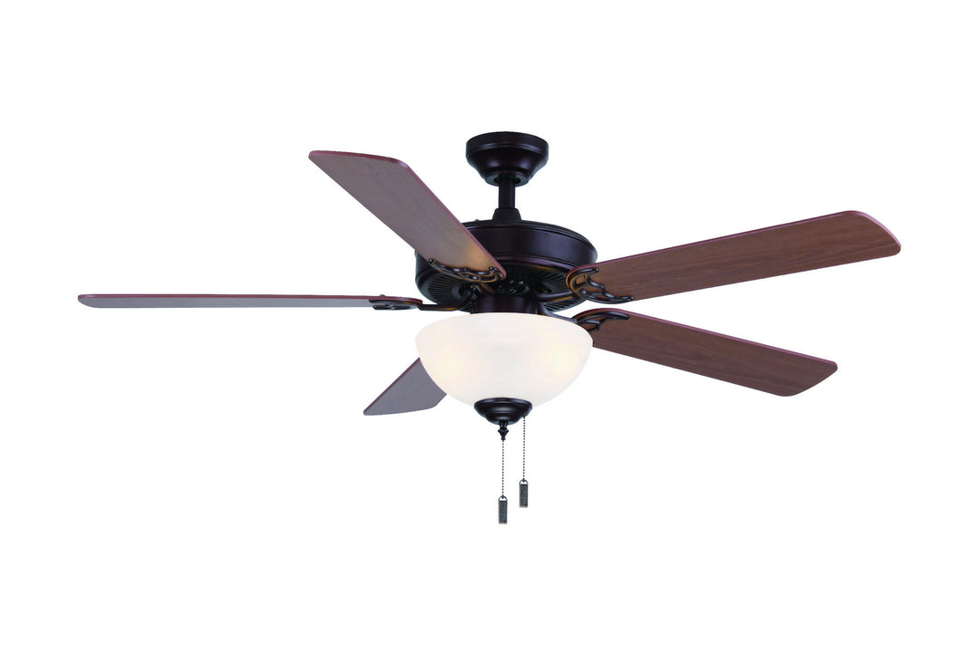 Wind River Fan Company Dalton WR1423OB Ceiling Fan 52 - Oiled Bronze, Maple/Walnut/