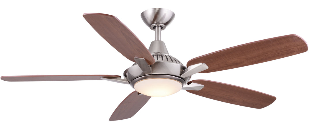 Wind River Fan Company Solero WR1440N Ceiling Fan 52 - Nickel, Maple/Walnut/