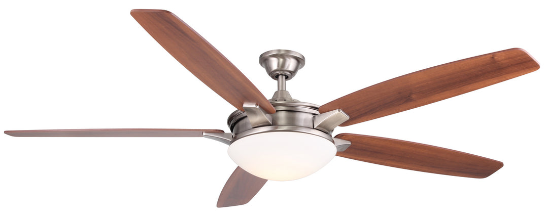 Wind River Fan Company Novato WR1466N Ceiling Fan 52 - Nickel, Maple/Walnut/